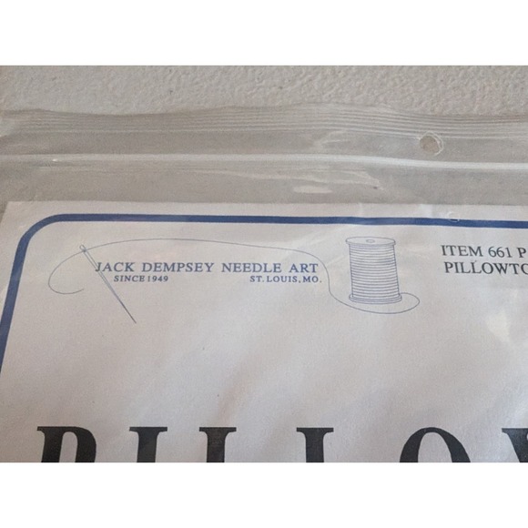 Pillow Top Jack Dempsey Needle Art Item 661 Pattern #2 - Picture 6 of 8